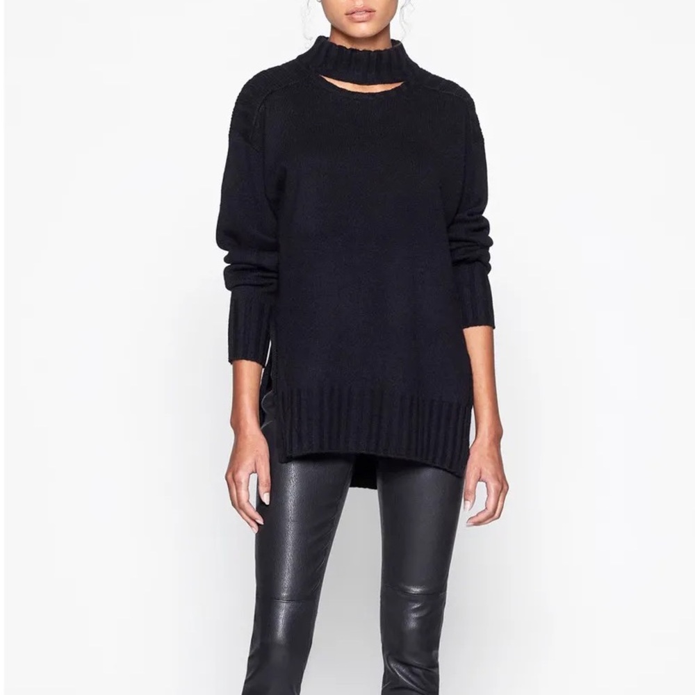 Equipment Stratford Cutout Wool Cashmere Sweater